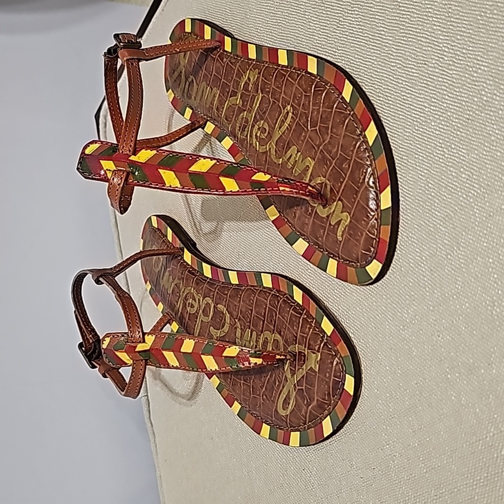 Sam Edelman Gigi 5 Leather Sandals - Picture 3 of 11